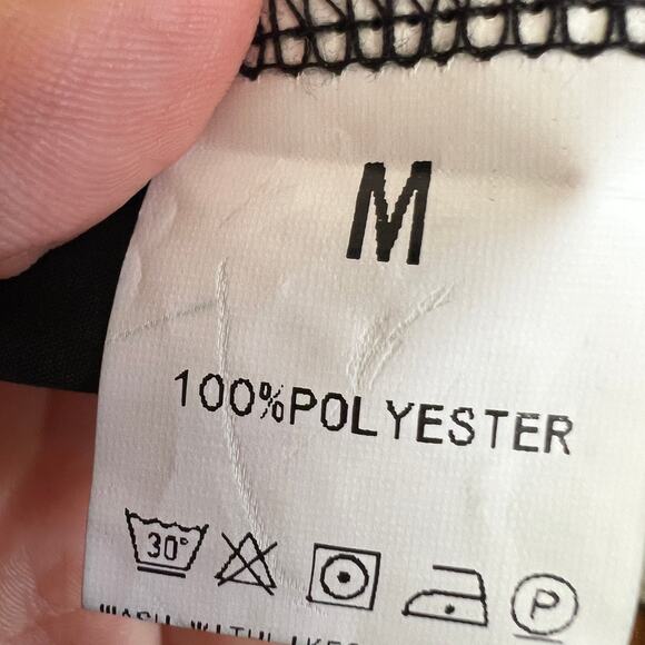 Black Eyelet Maxi Skirt Fairy Grunge Whimsigoth Witchy Academia Medium - Picture 6 of 6